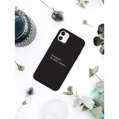 iPhone 11 dėklas Pump Silicone Minimalistic "Queen" 1