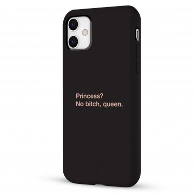 iPhone 11 dėklas Pump Silicone Minimalistic "Queen" 3