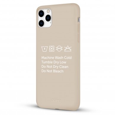 iPhone 11 Pro dėklas Pump Silicone Minimalistic "Instruction" 3