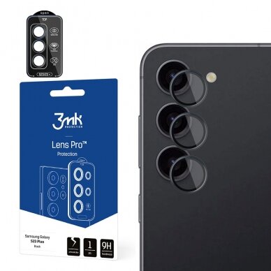 Samsung S916 S23 Plus 5G apsauginis stikliukas kamerai 3mk Lens Pro