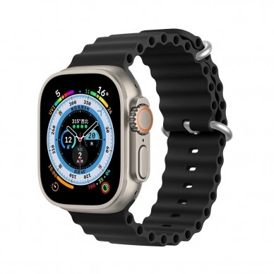 Apyrankė Dux Ducis OceanWave Series Apple Watch 42/44/45/49mm Black