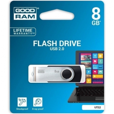 Atmintinė GOODRAM UTS2 8GB USB 2.0