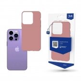 Apple iPhone 14 Plus dėklas 3mk Matt Case rožinis