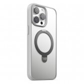 Apple iPhone 15 Pro Max dėklas Joyroom JR-BP004 Magnetic Protective Phone Case With Holde pilkas