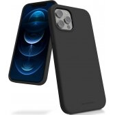 Apple iPhone 15 Pro dėklas Mercury Silicone Case juodas