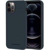 Apple iPhone 15 Pro dėklas Mercury Soft Jelly Case tamsiai mėlynas