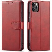 Samsung S721 S24 FE dėklas Wallet Case raudonas