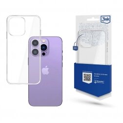 Samsung S926 S24 Plus dėklas 3mk Clear Case 1,2mm