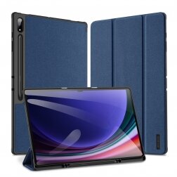 Samsung X920 Tab S10 Ultra dėklas Dux Ducis Domo tamsiai mėlynas