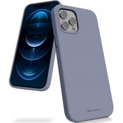 Samsung A256 A25 5G dėklas Mercury Silicone Case levandos pilka