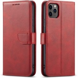 Apple iPhone SE 4 dėklas Wallet Case raudonas