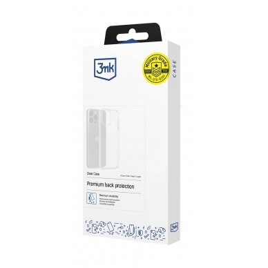 Samsung A165 A16 4G/A166 A16 5G dėklas 3mk Clear Case 1,2mm