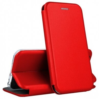 Samsung S21 FE dėklas Book Elegance raudonas