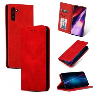 Huawei P20 Lite dėklas Business Style raudonas