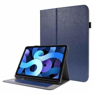 Lenovo Tab M10 Plus 10.3 X606 dėklas Folding Leather tamsiai mėlynas