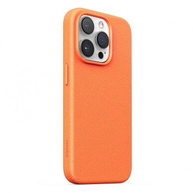 Apple iPhone 15 Pro dėklas Joyroom JR-BP006 Protective Phone Case oranžinis