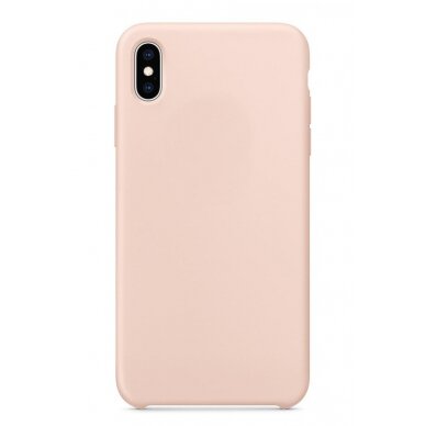 Apple iPhone 12 Pro Max dėklas Liquid Silicone 1.5mm rožinis