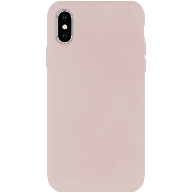 Apple iPhone 11 dėklas Mercury Goospery "Silicone Case" rožinio smėlio