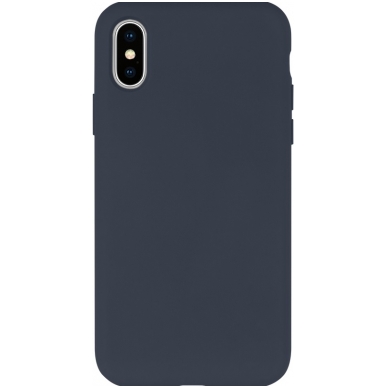 Apple iPhone 11 dėklas Mercury Goospery "Silicone Case" tamsiai mėlynas