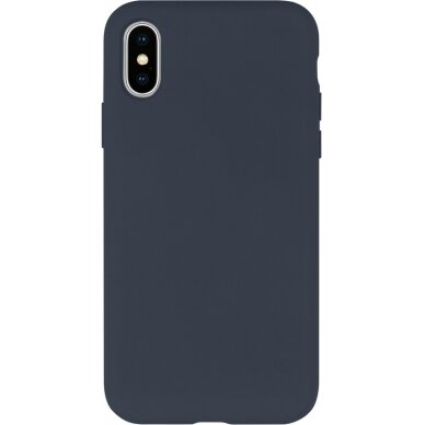 Apple iPhone 14 Pro Max dėklas Mercury Silicone Case tamsiai mėlynas