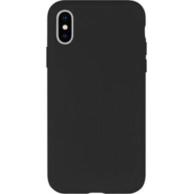 Samsung A02s A025G dėklas Mercury Silicone Case juodas