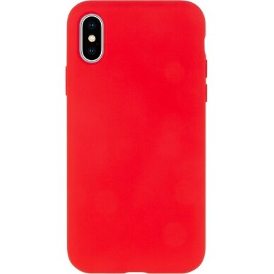 Samsung A035 A03s dėklas Mercury Silicone Case raudonas