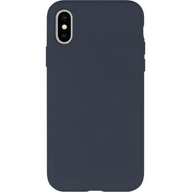 Samsung A226 A22 5G dėklas Mercury Silicone Case tamsiai mėlynas