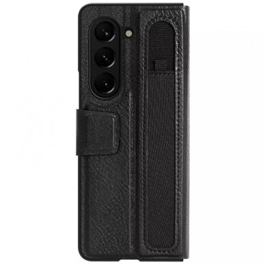 Samsung F946 Z Fold5 5G dėklas Nillkin Aoge Leather Case juodas