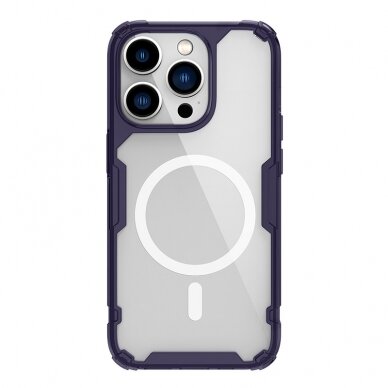 Apple iPhone 14 Pro dėklas Nillkin Nature TPU Pro Magnetic violetinis