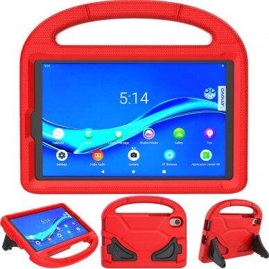 Lenovo Tab M10 Plus X606 10.3 dėklas Shockproof Kids raudonas