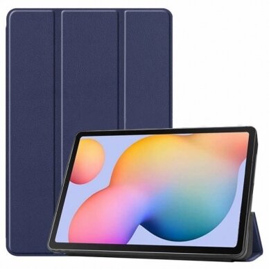 Lenovo Tab M10 3rd Gen TB328FU/TB328XU 10.1 dėklas Smart Leather tamsiai mėlynas