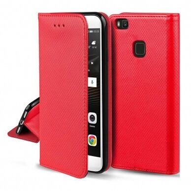 Xiaomi Redmi A3 dėklas Smart Magnet raudonas