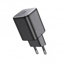 Įkroviklis Hoco N40 USB-C PD20W juodas