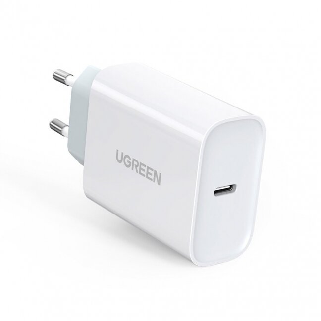 Įkroviklis buitinis Ugreen CD127 USB-C 30W baltas