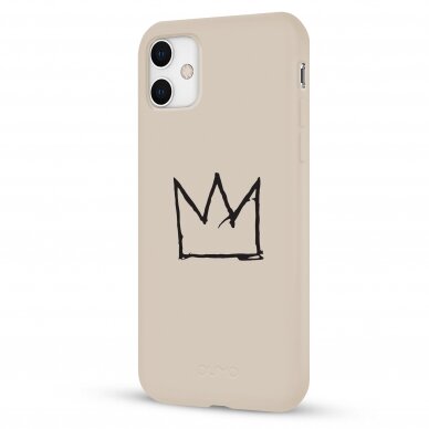 iPhone 11 dėklas Pump Silicone Minimalistic "Crown" 3