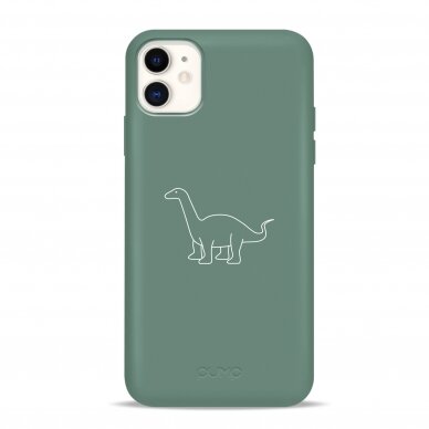 iPhone 11 dėklas Pump Silicone Minimalistic "Dino"