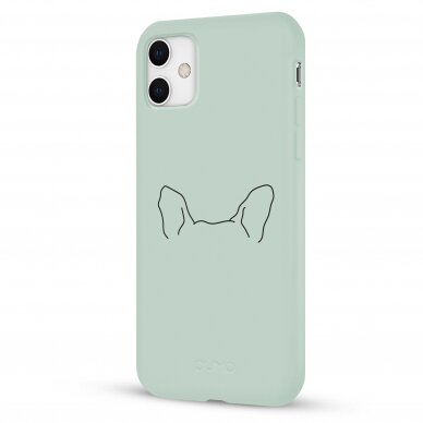 iPhone 11 dėklas Pump Silicone Minimalistic "Dog Ears" 3