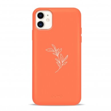 iPhone 11 dėklas Pump Silicone Minimalistic "Flower Branch"