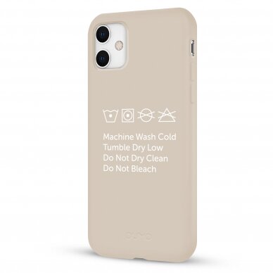 iPhone 11 dėklas Pump Silicone Minimalistic "Instruction" 3