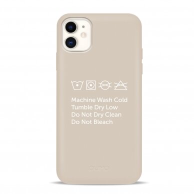 iPhone 11 dėklas Pump Silicone Minimalistic "Instruction"