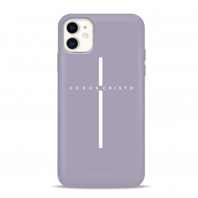 iPhone 11 dėklas Pump Silicone Minimalistic "Jesus Cristo"