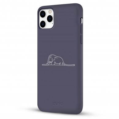 iPhone 11 Pro dėklas Pump Silicone Minimalistic "Elephant In A Boa" 3