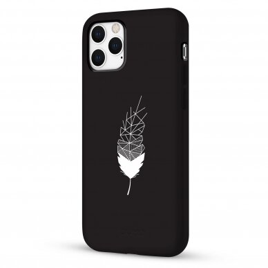 iPhone 11 Pro dėklas Pump Silicone Minimalistic "Feather" 3