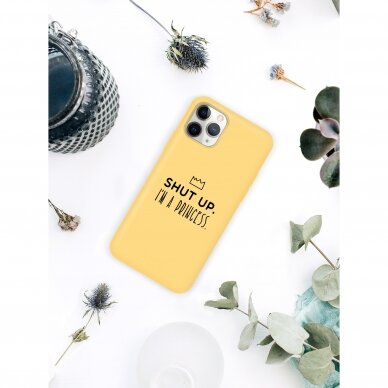 iPhone 11 Pro dėklas Pump Silicone Minimalistic "I'm a Princess" 1