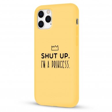 iPhone 11 Pro dėklas Pump Silicone Minimalistic "I'm a Princess" 3