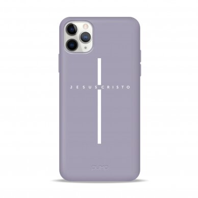 iPhone 11 Pro dėklas Pump Silicone Minimalistic "Jesus Cristo"