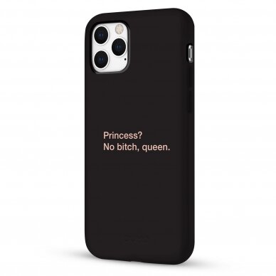 iPhone 11 Pro dėklas Pump Silicone Minimalistic "Queen" 3