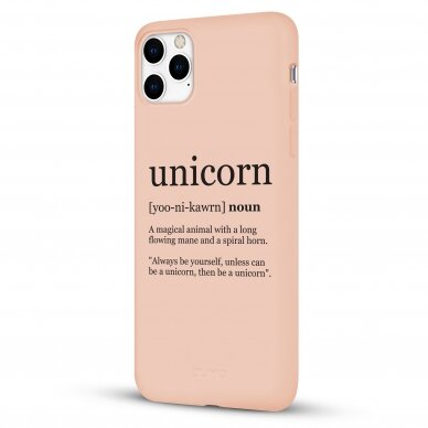 iPhone 11 Pro dėklas Pump Silicone Minimalistic "Unicorn Wiki" 3