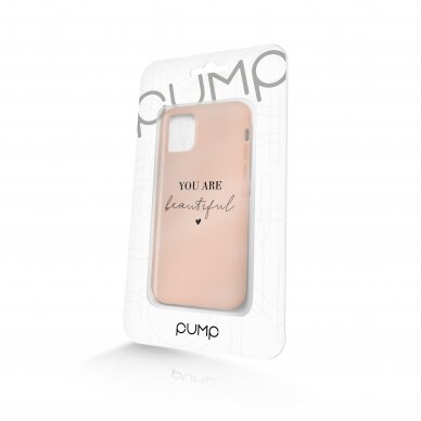 iPhone 11 Pro dėklas Pump Silicone Minimalistic "You Are Beautiful" 2