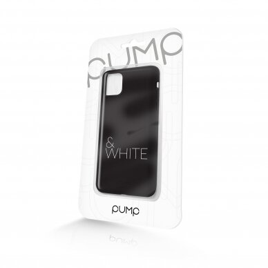 iPhone 11 Pro Max dėklas Pump Silicone Minimalistic "Black&White" 2